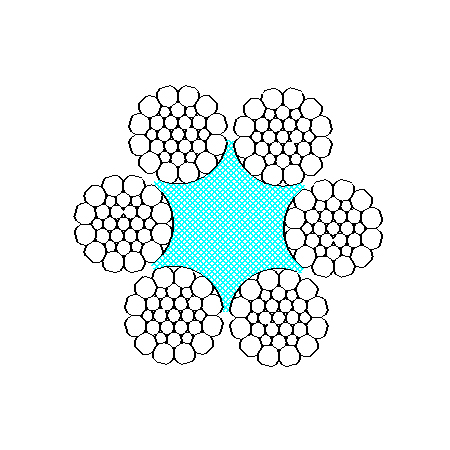 Triangular strand wire rope